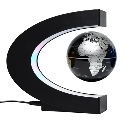 Magnetic Levitation Globe LED World Map Electronic Antigravity Lamp Novelty Ball Light Home Decoration Birthday Gifts
