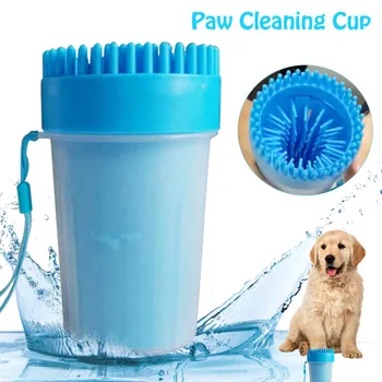 

Dirty Removal Cleaning Tool Fast Washing Grooming Puppy Cat Pet Supplies Dog Paw Cleaner Cup Foot Leg With Soft Brushes TPR