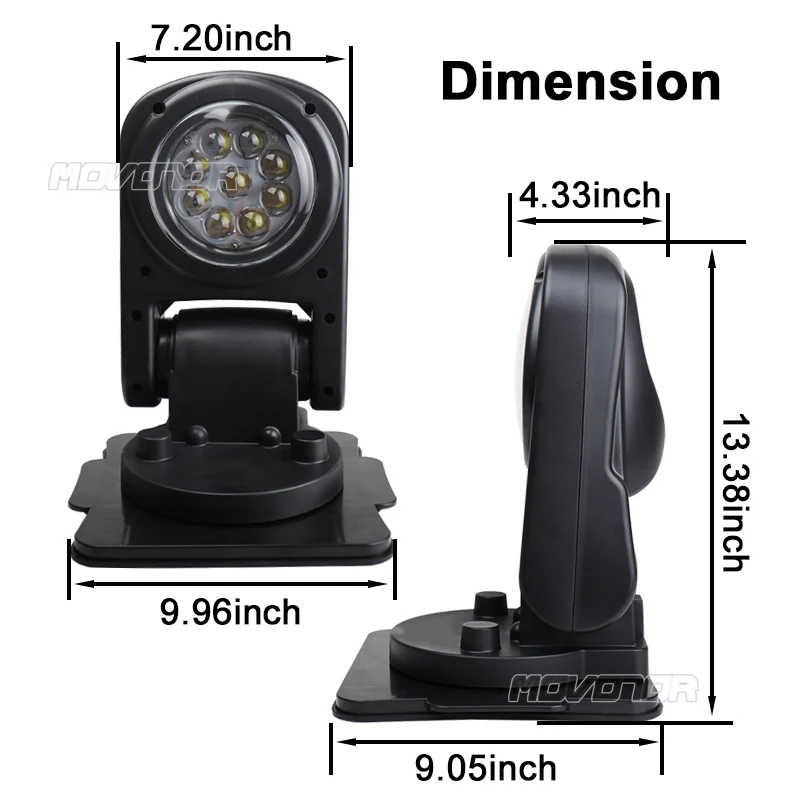 45W led searchlight 12V DC for offroad (8)