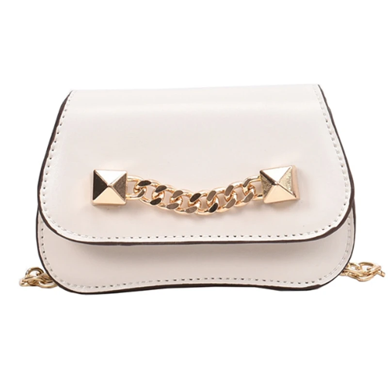 

Mini Flip Square Bag PU Leather Women Handbag Chain Shoulder Crossbody Bag