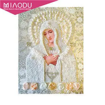Miaodu Diy алмазная живопись Настенная Наклейка Ретро Религия подарок вышивка крестиком икона лидер Алмазная мозаика настоящая религиозная вышивка