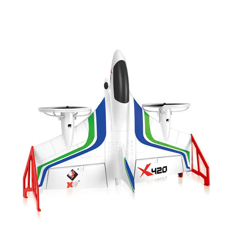 Weili XK X420 шестиходовой шарнир Вертикальная посадка трюк самолет планер из пеноматериала беспилотный летательный аппарат модель самолета игрушка
