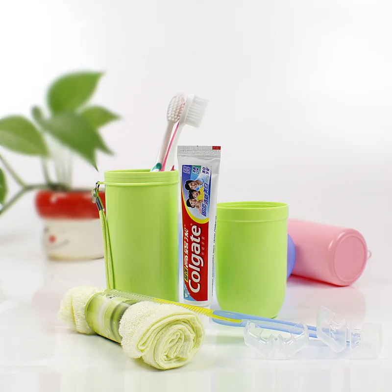

ETravel/Easy Brigade Multi-functional Travel Toothbrush Cup Washing Cup Candy-Colored Cups Portable ya bei Set