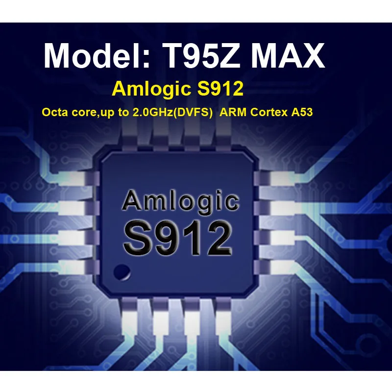 T95Z MAX Android 7,1 ТВ приставка DDR3 3g 32G Amlogic S912 64 бит Восьмиядерный wifi BT 4,0 1000M LAN wifi медиаплеер умная приставка