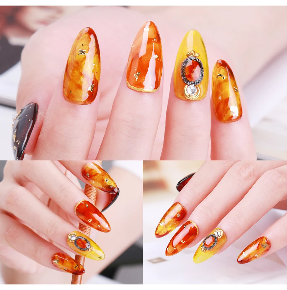  Elite99 Amber UV Gel Nail Polish Soak Off Vernis Semi-permanent Hybrid LED Nail Varnish Primer Gel 