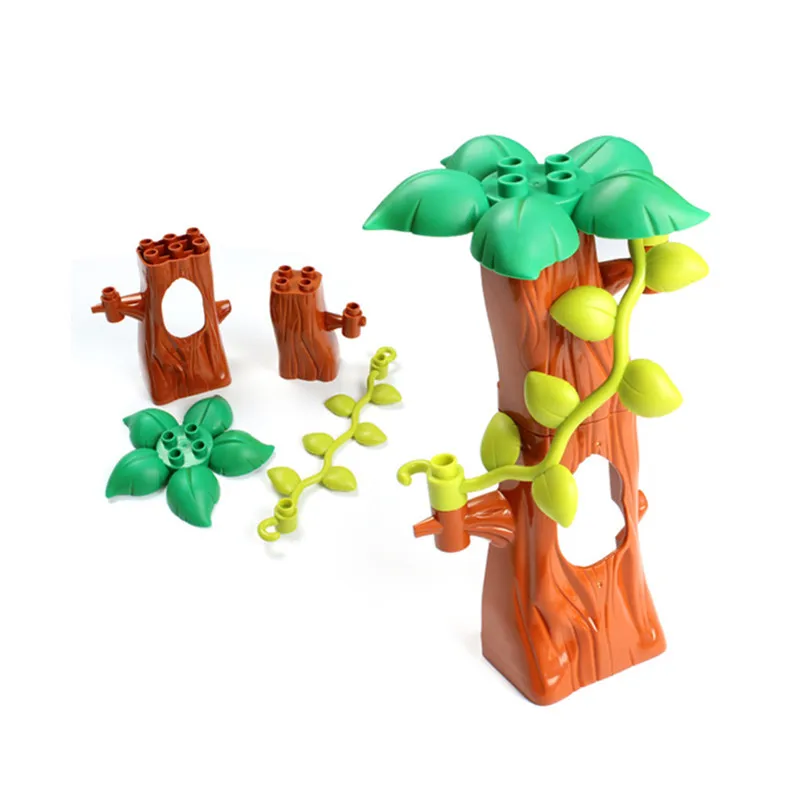 

Duplo Blocks Big Tree Leaf Ratten DIY Building Blocks Toys