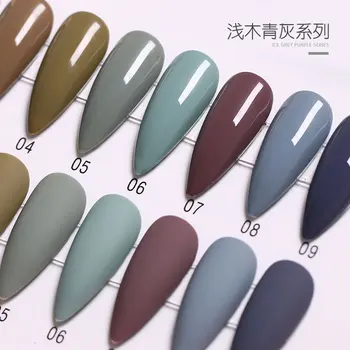 

Elano 2020 New Style 9 Colors Small Department Phototherapy Plastic Shallow Wooden Graphite Nail Glue Set Nail Salon Specialized