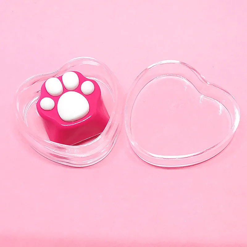 

Mechaincal Keyboard Metal Soft Glue Cat's Claw Keycap Simulation Hand Feeling Key Cap For Mx Switches