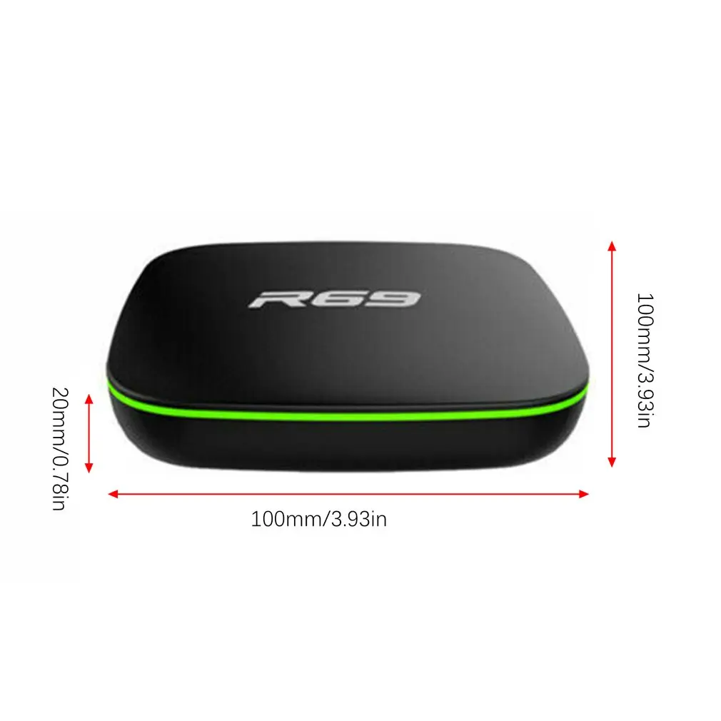 Приставка Смарт ТВ R69 Android 7 1 + 8 ГБ 4 ядра 2 ГГц Wi Fi 4K|ТВ-приемник для автомобилей| |