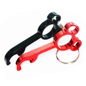 

Promotion gift mickey shape opener ring/colorful stock mental beer bottle opener/beer opener tool