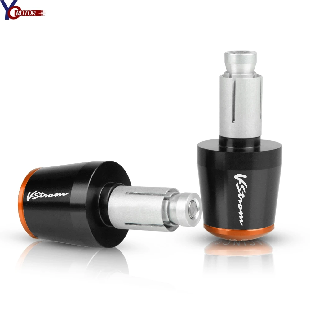 

For SUZUKI V-STROM V STROM V STROM Motorcycle Accessories 7/8" 22MM Handlebar Hand Grips Handle Bar End Cap