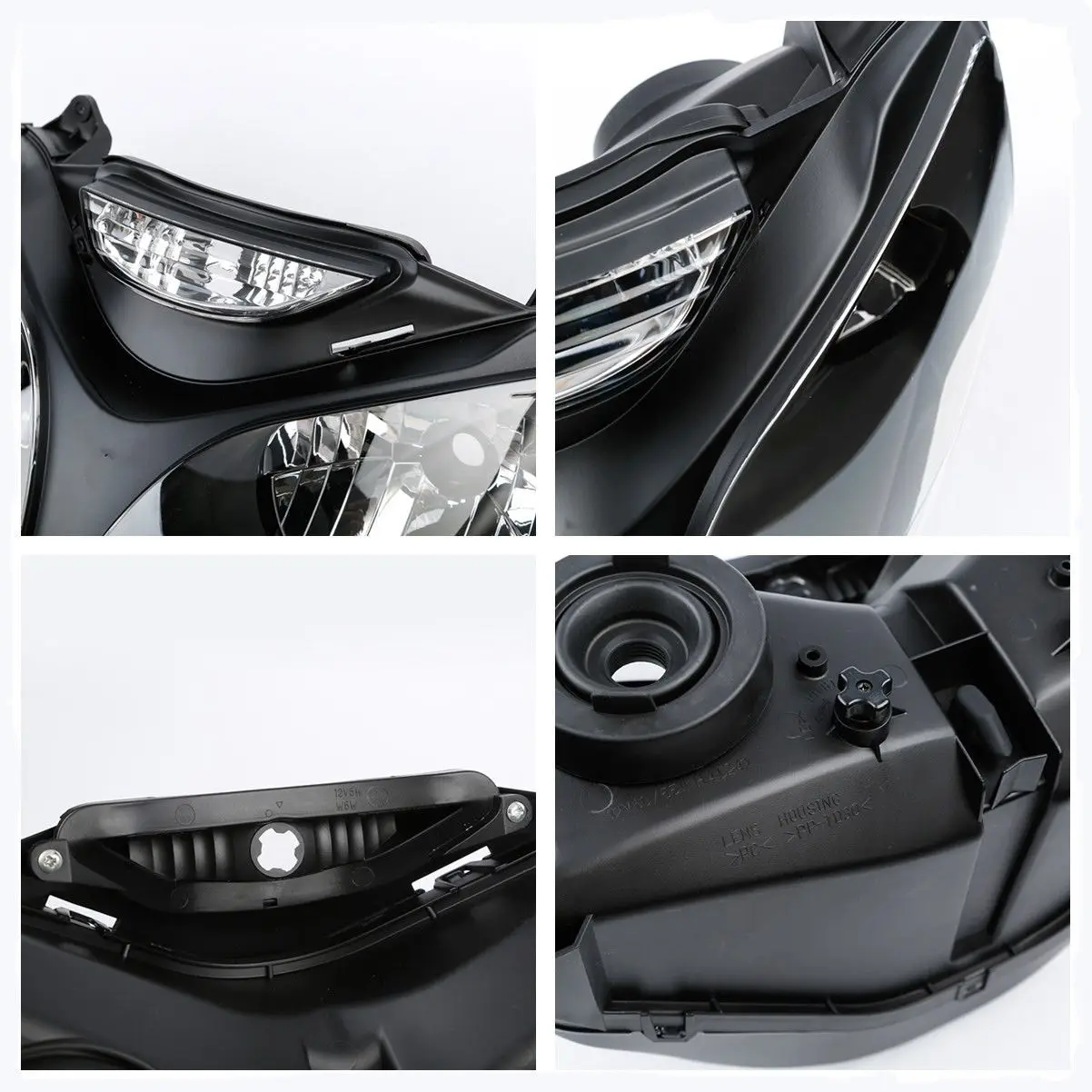 Мотоциклетный передний головной светильник лампа прозрачная для KAWASAKI Ninja ZX12R ZX-12R 2000-2001 00 01