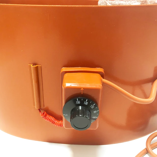 220 V 200L/55 Gallonos Szilikon Sáv Dobfűtés Takaróolaj -Tartály Fűtés Gomb Hőmérséklet -Szabályozóval - Image 3