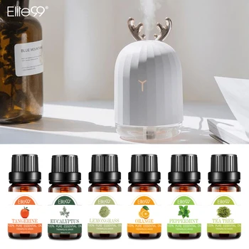 

Elite99 10ML Pure Essential Oil Purify Air Lemon Peppermint Orange Tea Tree Rose Humidifier Diffuser Massage Essential Oils