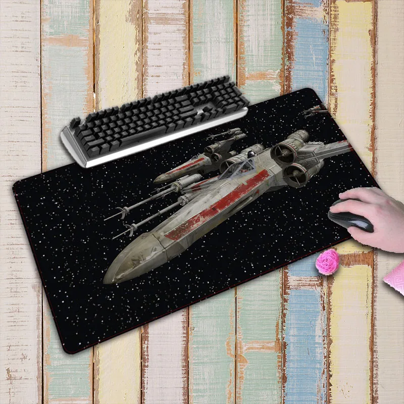  Star Wars Space Big Gaming Mouse Pad Locking Edge Desk Keyboard Mouse Mat Rug Large Game Mousepad G