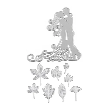 

9 PCS Cutting Dies Punching Dies Metal for Diy Scrapbooking Album Paper Cards Scrapbook Decor ,8.5x8.5cm & 100x100mm