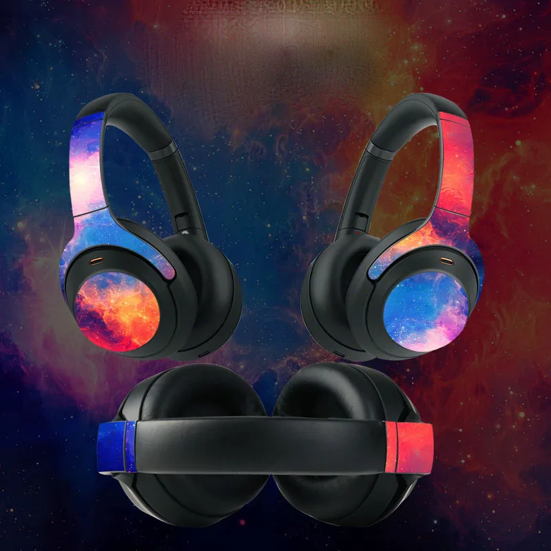 Scratch proof Personality Creative Headphones Film for Sony WH 1000XM3 Wireless Bluetooth Headset Protective Wrap Cover Sticker