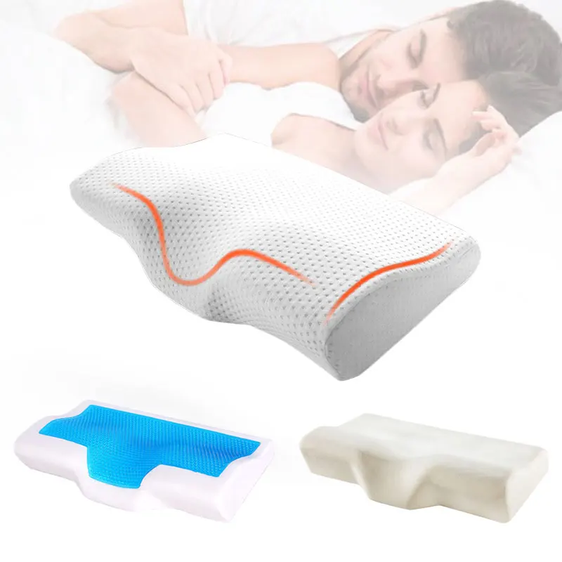 Pillow Memory-Foam Orthopedic Ice-Cool-Gel Cervical-Vertebra Health-Care Slow Rebound
