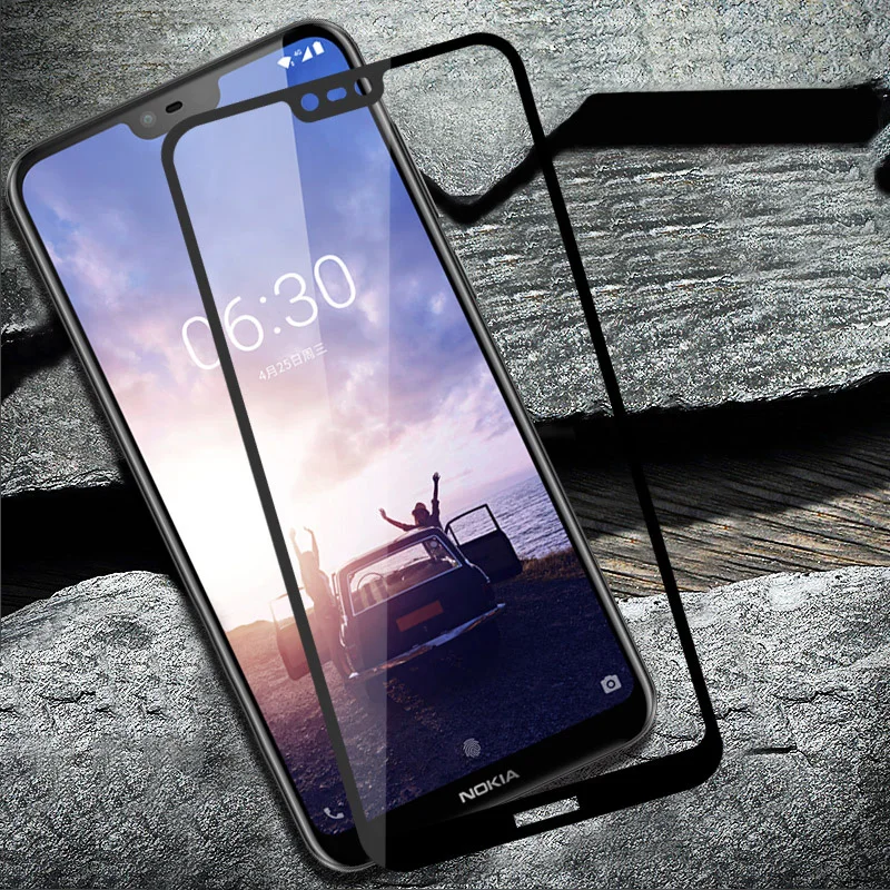 Защитное стекло 9D для Nokia 1 Plus 2 3 закаленное с полным покрытием 4 5 все клеи|Защитные