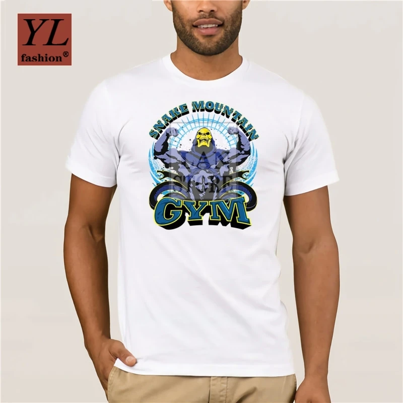 

2020 Summer Fashion Street Short Sleeve T Shirt Snake Mountain Gym t shirt