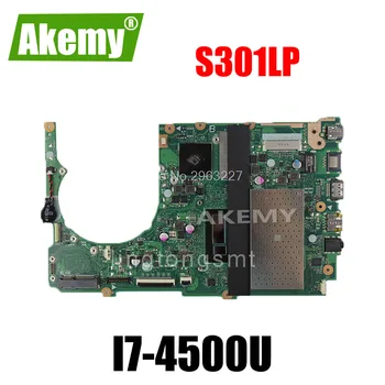 

S301LP Motherboard REV2.0 i7 4500U 4G For Asus Q301LP Q301L S301L Laptop motherboard S301LP Mainboard S301LP Motherboard test OK