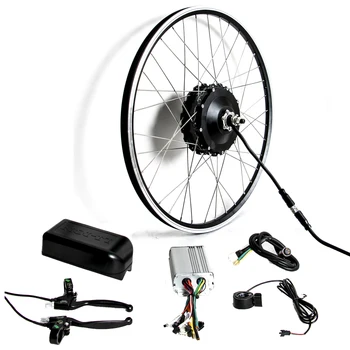 

Free shipping 48V1000W 26''27.5''28'' rear cassette wheel hub motor electric bike kit cheap Ebike Conversion Kit