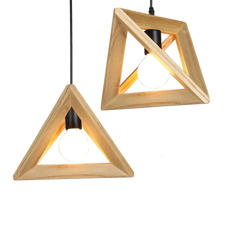 Vintage Industrial Single-head Farmhouse Wood Beam Decor Chain Led Linear Edison Bulb Pendant Light For Kitchen Room