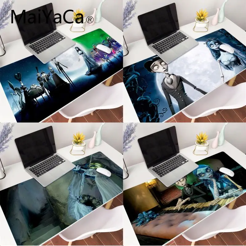 

Corpse Bride Extra Large Mouse Pad Big Computer Gaming Mousepad Anti-slip Natural Rubber with Locking Edge Gaming Mouse Mat