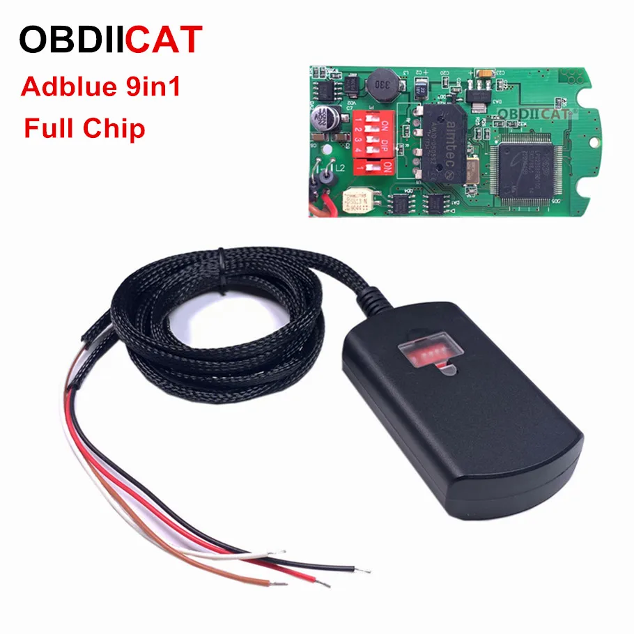 10 шт./DHL freequality Поддержка евро 6 НОВЫЙ Adblue 8in1 Новое поступление 8 в 1 Эмулятор v3.0 с NOx