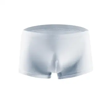

Men Ice Silk Smooth Breathable Boxers Bulge Pouch Shorts Underpants Underwear