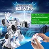 Intelligent RC Combined Deformation Robot 2.4G Singing And Dancing Colorful Sound And Light Electric Remote Control Car Kids Toy 1