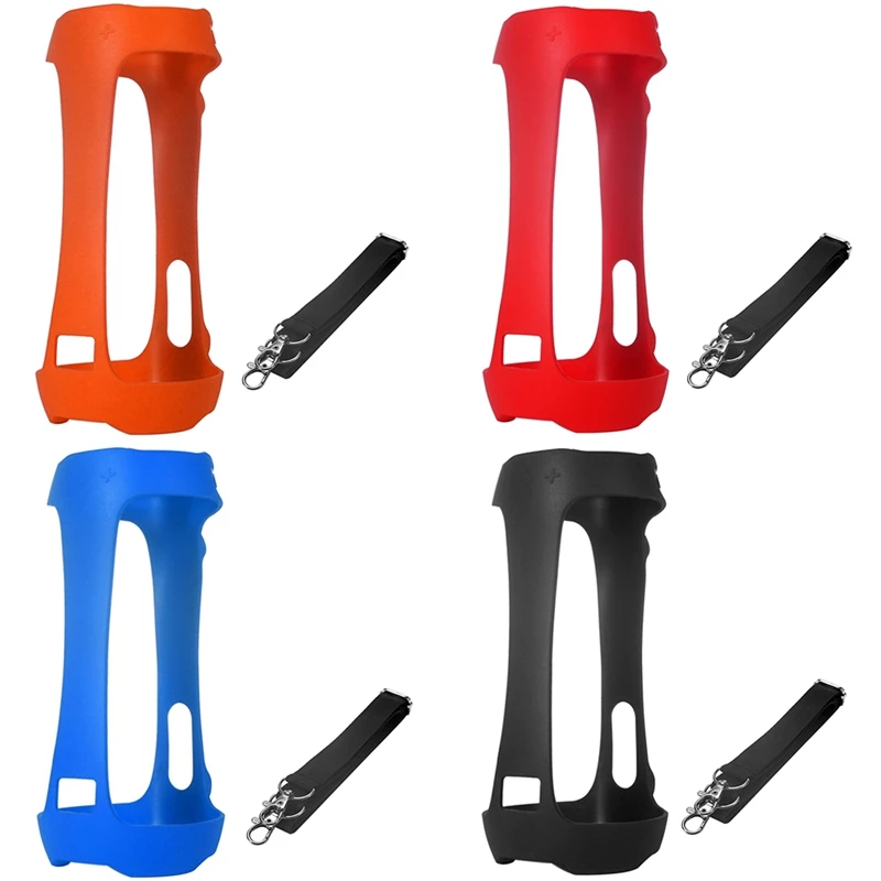 

Silicone Case Cover with Strap Carabiner for JBL Pulse 4 Bluetooth Speaker