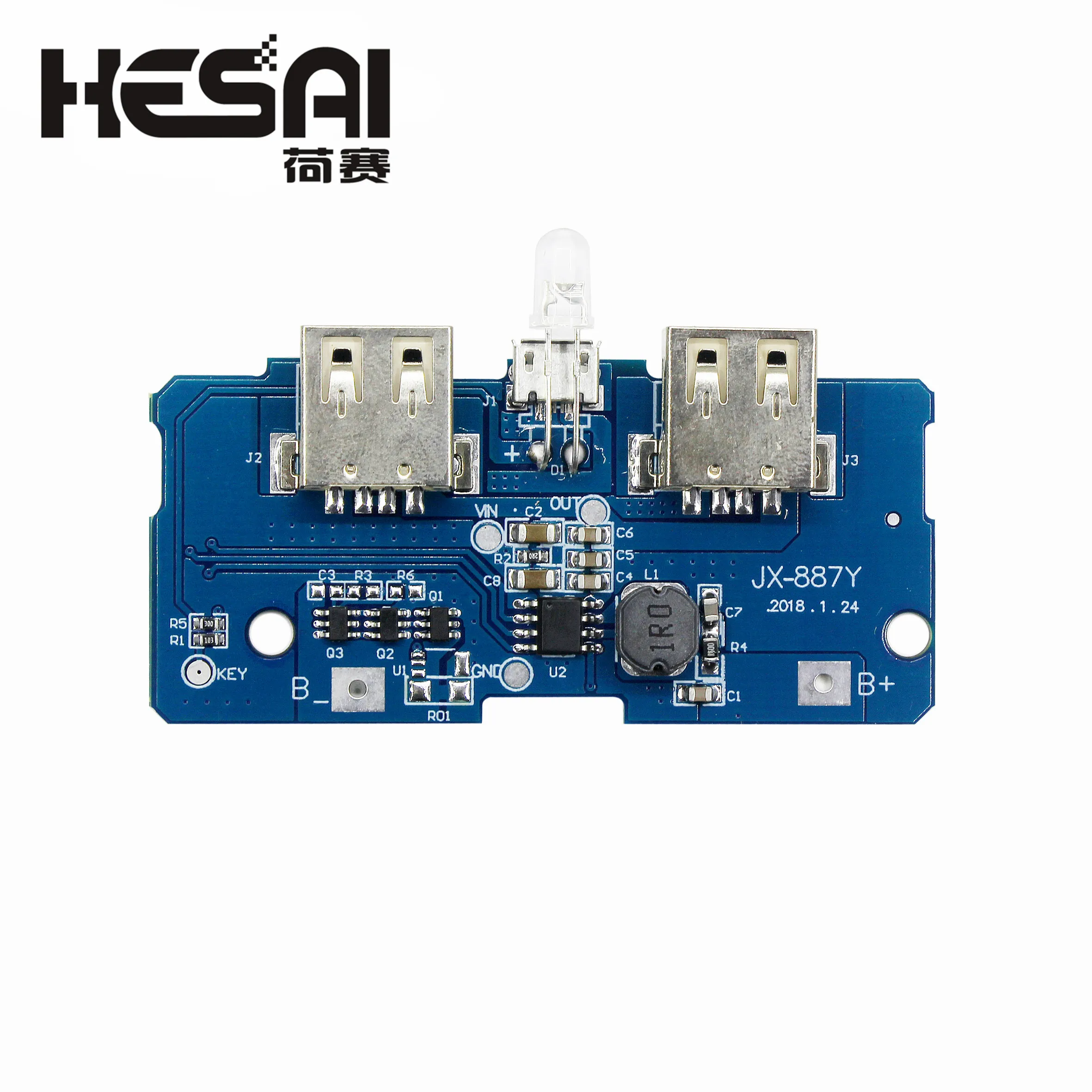 18650 Двойной Micro USB 3 7 в до 5 В 2A повышающий Мобильный Внешний аккумулятор DIY зарядное