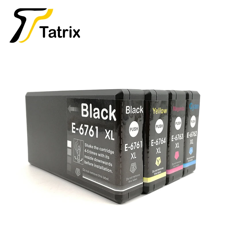 Татрикс для Epson T6761-T6764 T6761XL чернильный картридж для Epson WorkForce Pro WP-4010/4020/4023/4090/4520/4530/4533/4540/4590