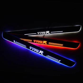 

LED Door Sill Streamed Pathway Dynamic For Honda Integra Type R Scuff Plate Acrylic Door Sills Car Exterior Parts Accessories