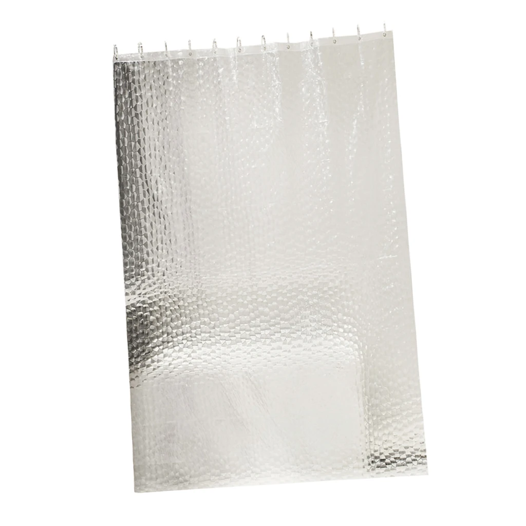 Mildew Resistant Anti-Bacterial PEVA Shower Curtain Liner White 180x180cm PEVA Shower Curtain Liner Bath Accessories
