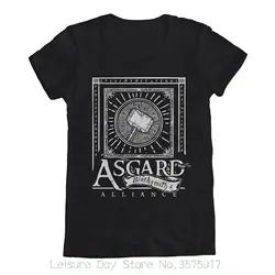 Дешевые продажи 100% хлопок футболки для мальчиков "Asgard Blacksmith's Alliance" Тор Мужская футболка