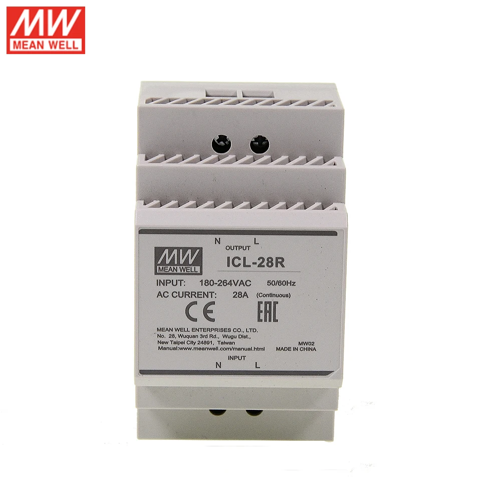 MEAN WELL ICL 28R Din Rail монтируется на 48 а ограничивающий ток 28 А непрерывный