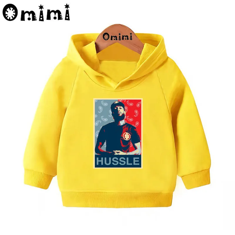 Детские толстовки в стиле хип-хоп, рэпер Lil Peep Nipsey Hussle детские толстовки с капюшоном пуловер для малышей Топы, одежда для мальчиков и девочек KMT5280