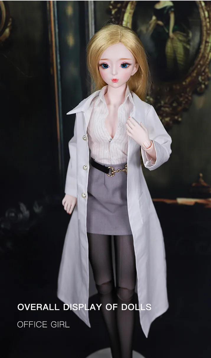 1/3 BJD кукла 62 см Высота девушки индивидуальный макияж костюм соединение тела, в том числе с макияжем и волосами, глаза, одежда ледяной, SD игрушка