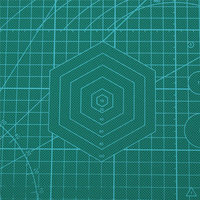 ПВХ A2 резки мат 1" x 24" многоцелевой бумагорез коврики для резки для лоскутного шитья Двусторонняя 5-слойные фанерные прочная бумага коврик для резки