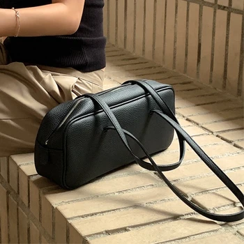

Korean Women Handbag 2020 New Shoulder Portable Large Capacity Retro Armpit Bag Design Shoulder Bag Branded Trending Hand Bag