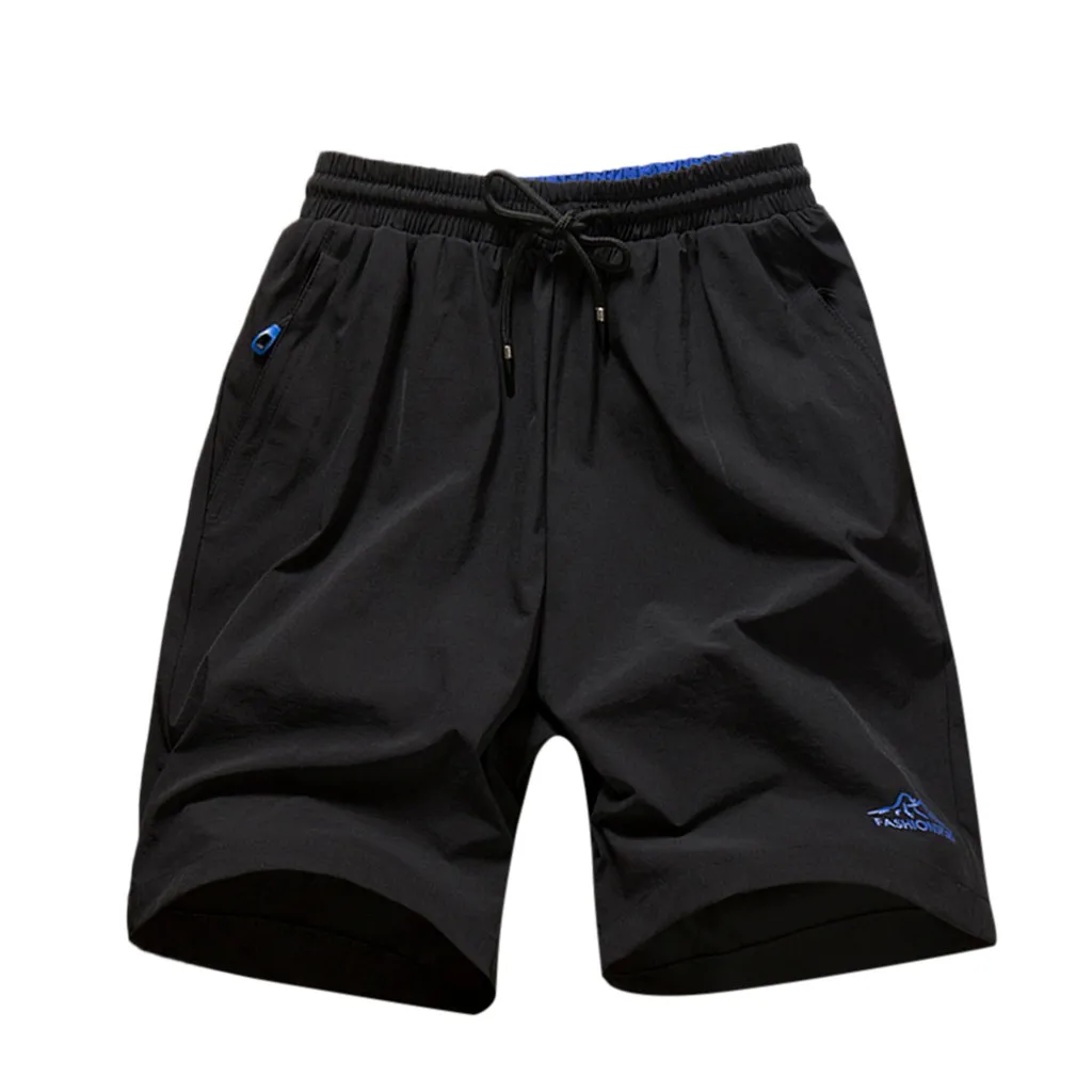 Однотонные мужские шорты в стиле милитари, повседневные шорты, мужские летние пляжные шорты, новая мода, уличная одежда, эластичная резинка на талии, 10,21