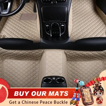 

Floor mats for cars for passat 2011 2017 2019 2020 Custom auto leather foot Pads automobile carpet cover