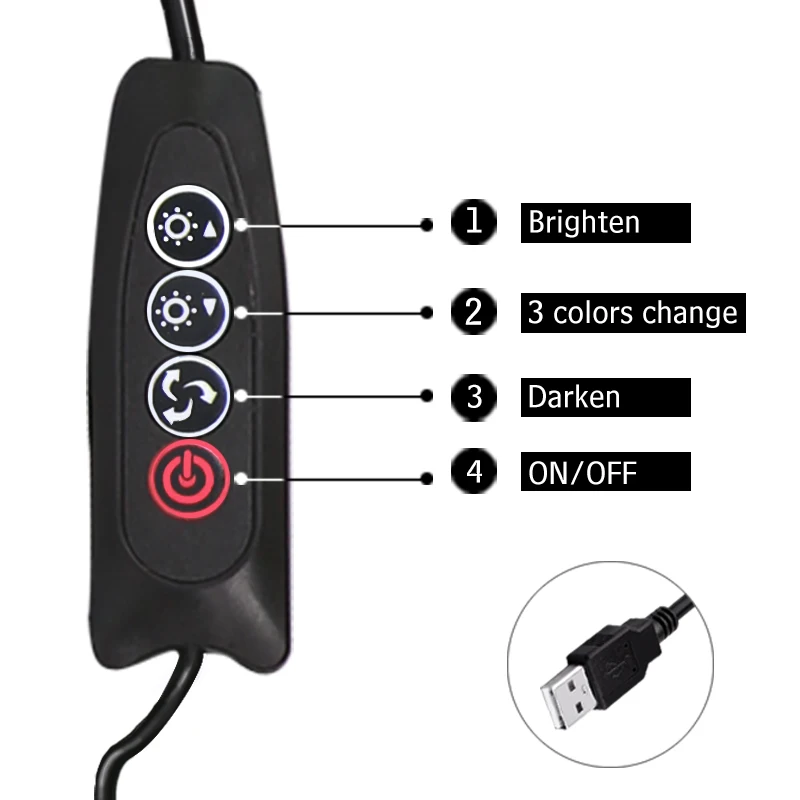  Photography LED Selfie Ring Light 16/26CM Dimmable Lighting Camera Phone Ring Lamp With USB For You - 4000045343850