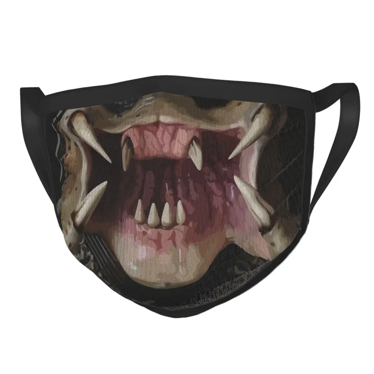 Многоразовая маска для лица Predator Mouth с защитой от дымки респиратор рта|Мужские