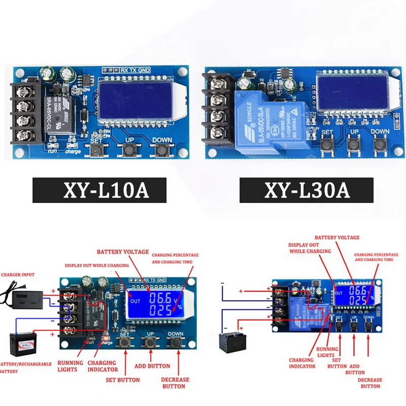 Junejour L30A 6 60V Батарея заряда Управление модуль Защитная плата произведенная в