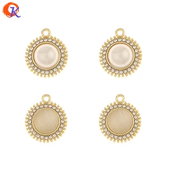 

Cordial Design 50Pcs 18*20MM Jewelry Accessories/Earring Findings/Imitation Pearl/Round Shape/Hand Made/DIY Making/Charms