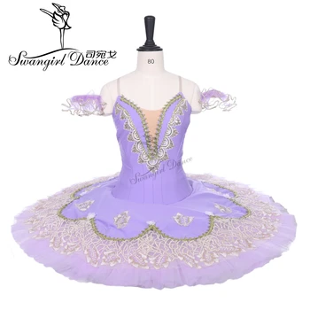 

Girls lavender sleeping beauty nutcracker professional ballet tutu women performance pancake stage costume tutu BT9208B