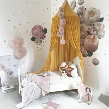 

1 Set Baby Bed Mosquito Tent Princess Children Bedding Dome Hanging Bedcover Canopy